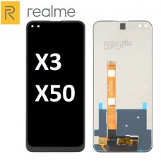 Realme X3 (4G) / X50 5G (2020) LCD and touch screen (Original Service Pack)(NF) [Black] R-105